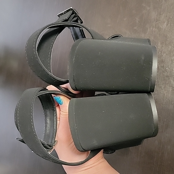 Ynot? Strappy Platform Espadrille Wedge Sandals Womens Size 8 - Picture 6 of 10